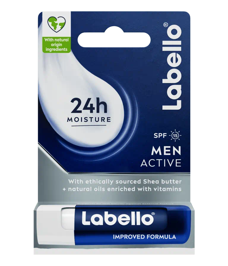 LABELLO 24h Moisture Lip Balm Men Active