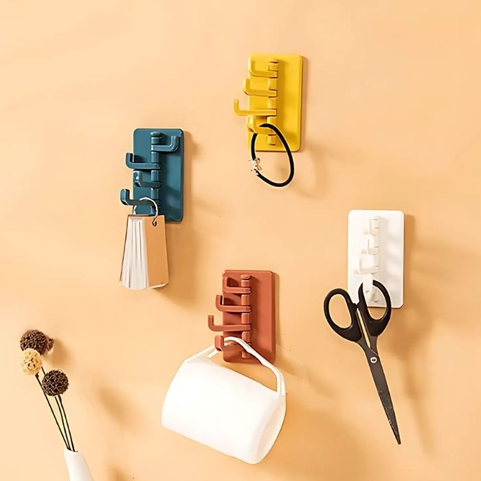 Rotating Adhesive Wall Hooks