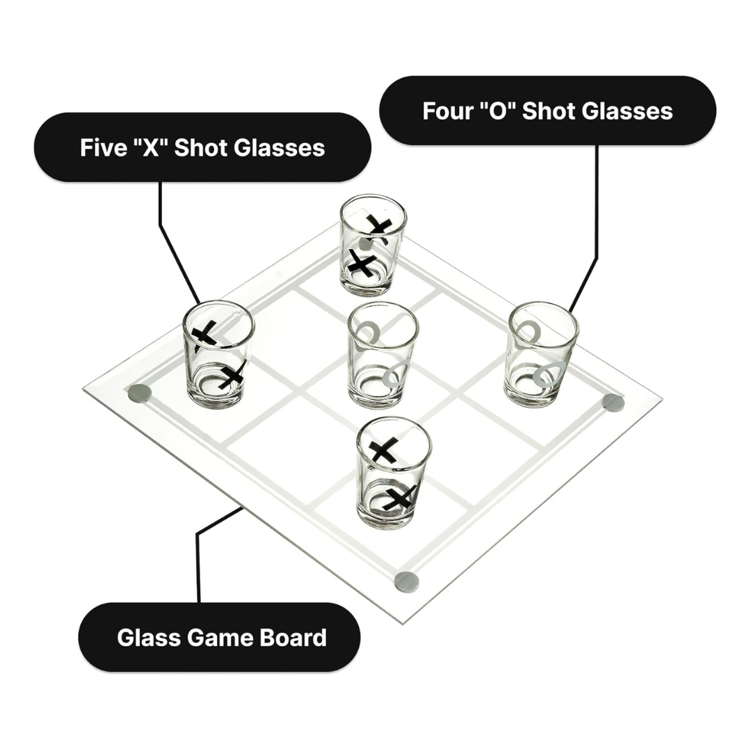 Shot Glass Tic Tac Toe