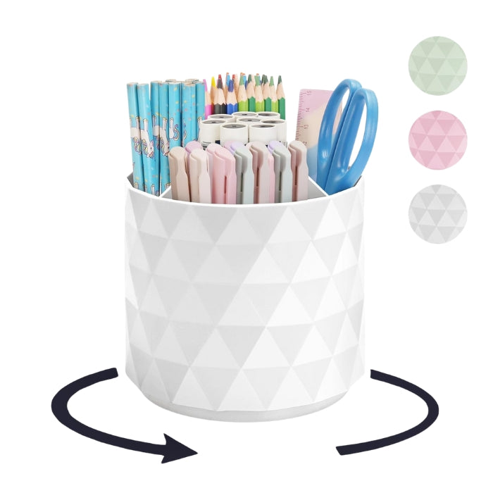360° Rotating Desk and Makeup Organizer