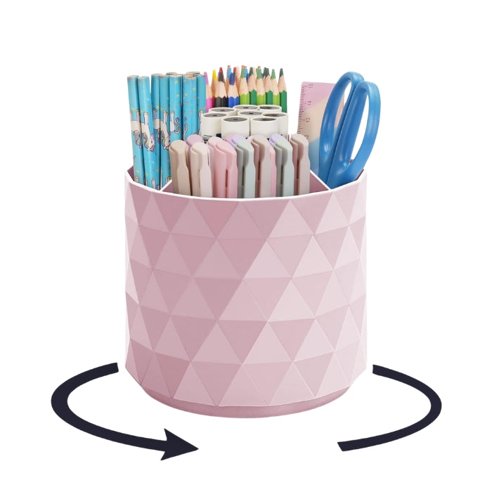 360° Rotating Desk and Makeup Organizer