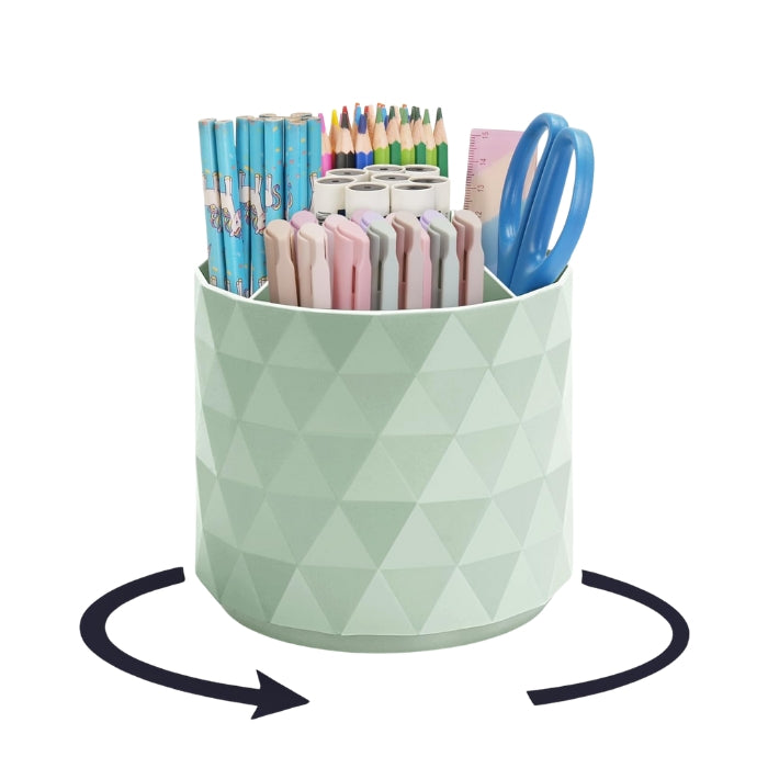 360° Rotating Desk and Makeup Organizer