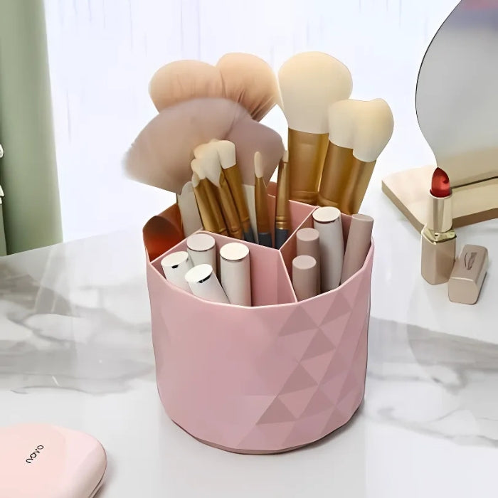 360° Rotating Desk and Makeup Organizer