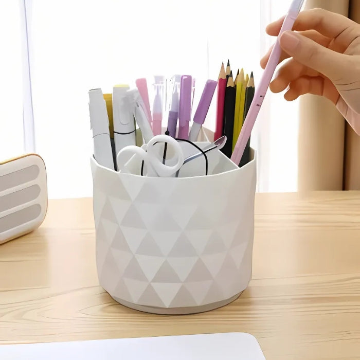 360° Rotating Desk and Makeup Organizer