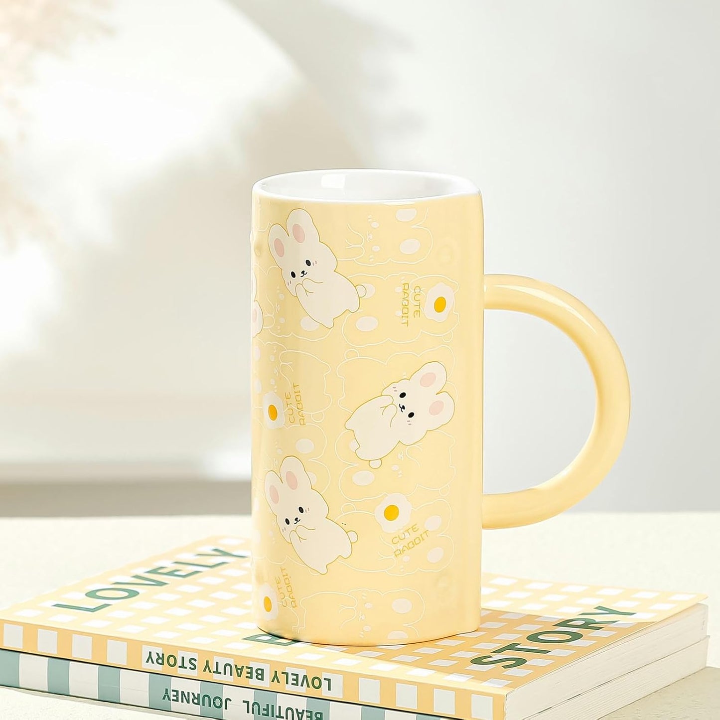 Cute Handbag Shaped Glass Mug 550mL