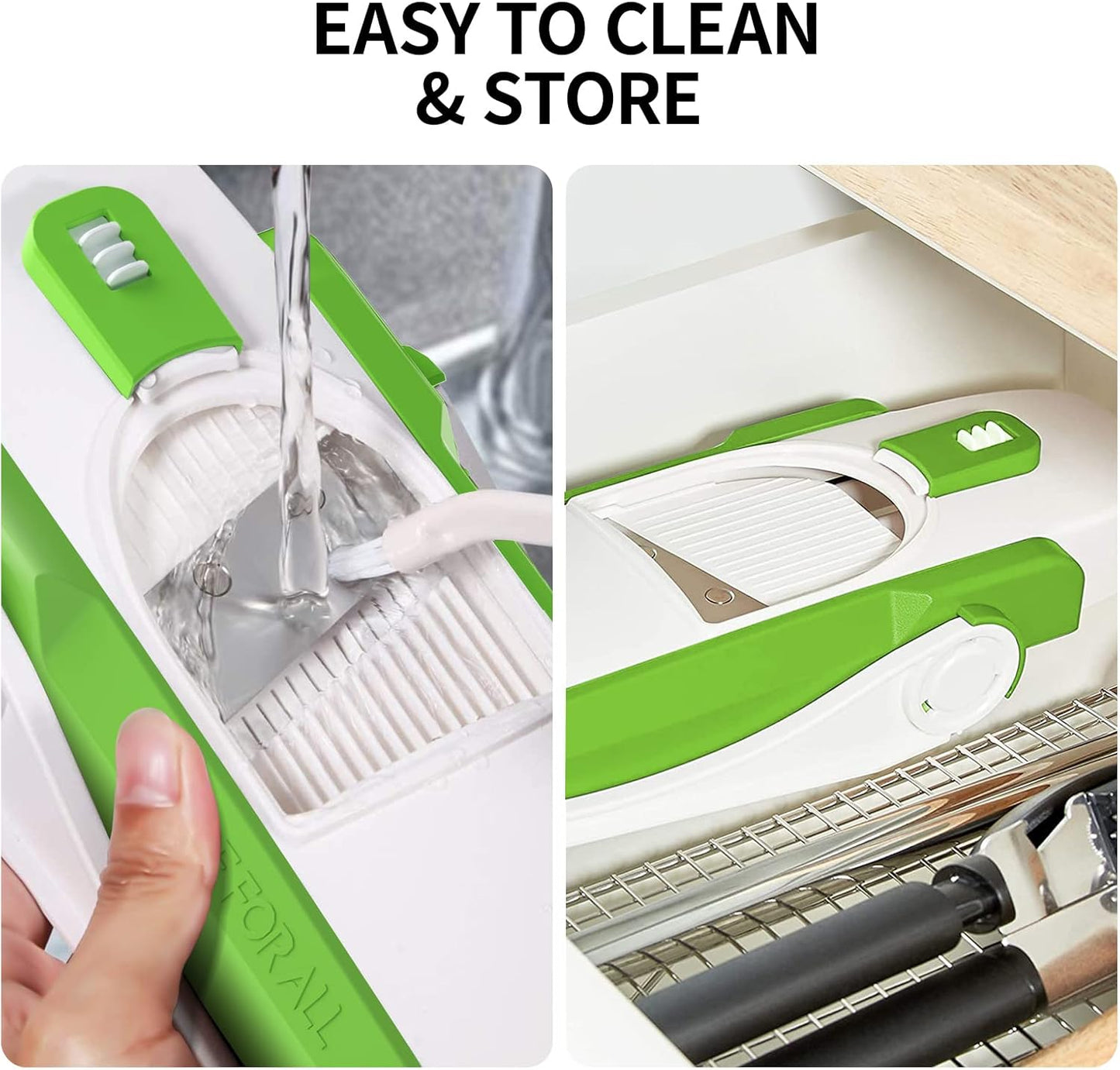 Mandoline Vegetables Slicer 5-in-1