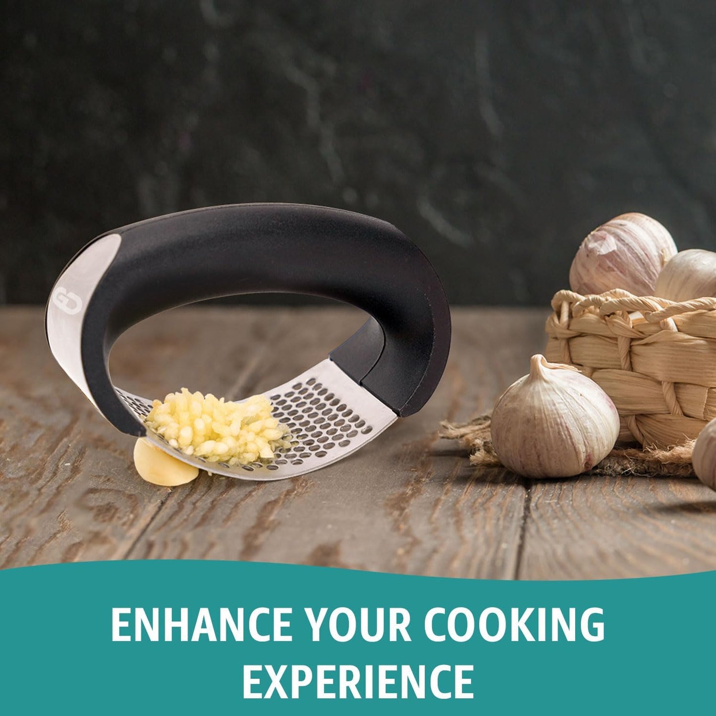 Stainless Garlic Crusher Press