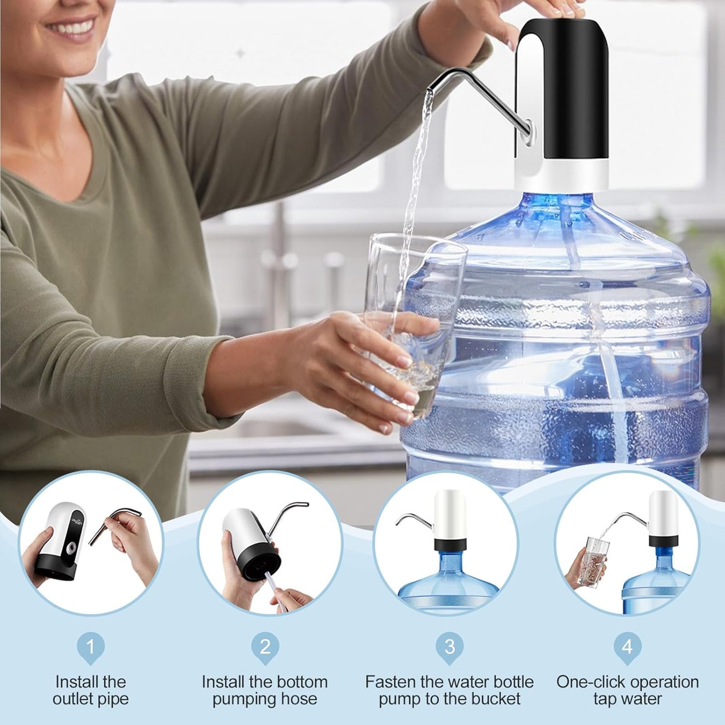 Automatic Portable Water Dispenser