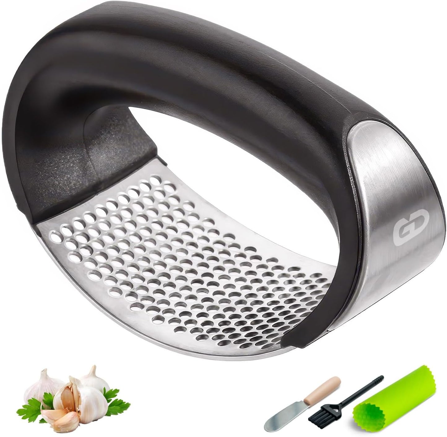 Stainless Garlic Crusher Press