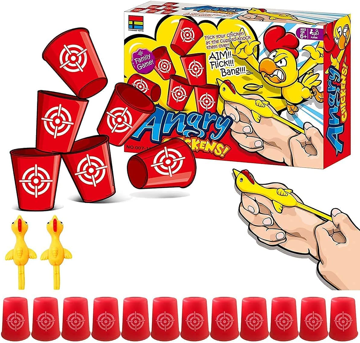 Angry Chickens Slingshot Game