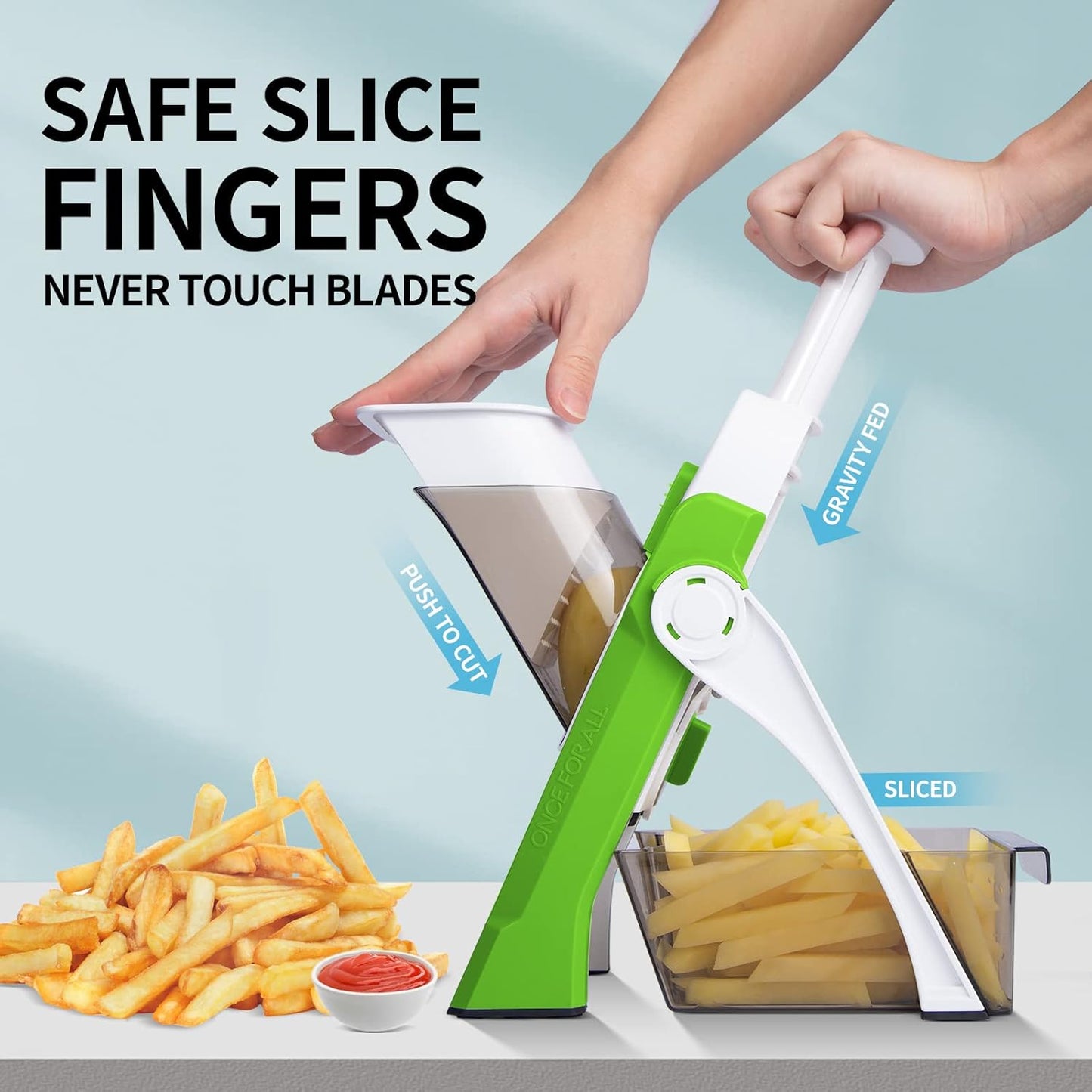 Mandoline Vegetables Slicer 5-in-1