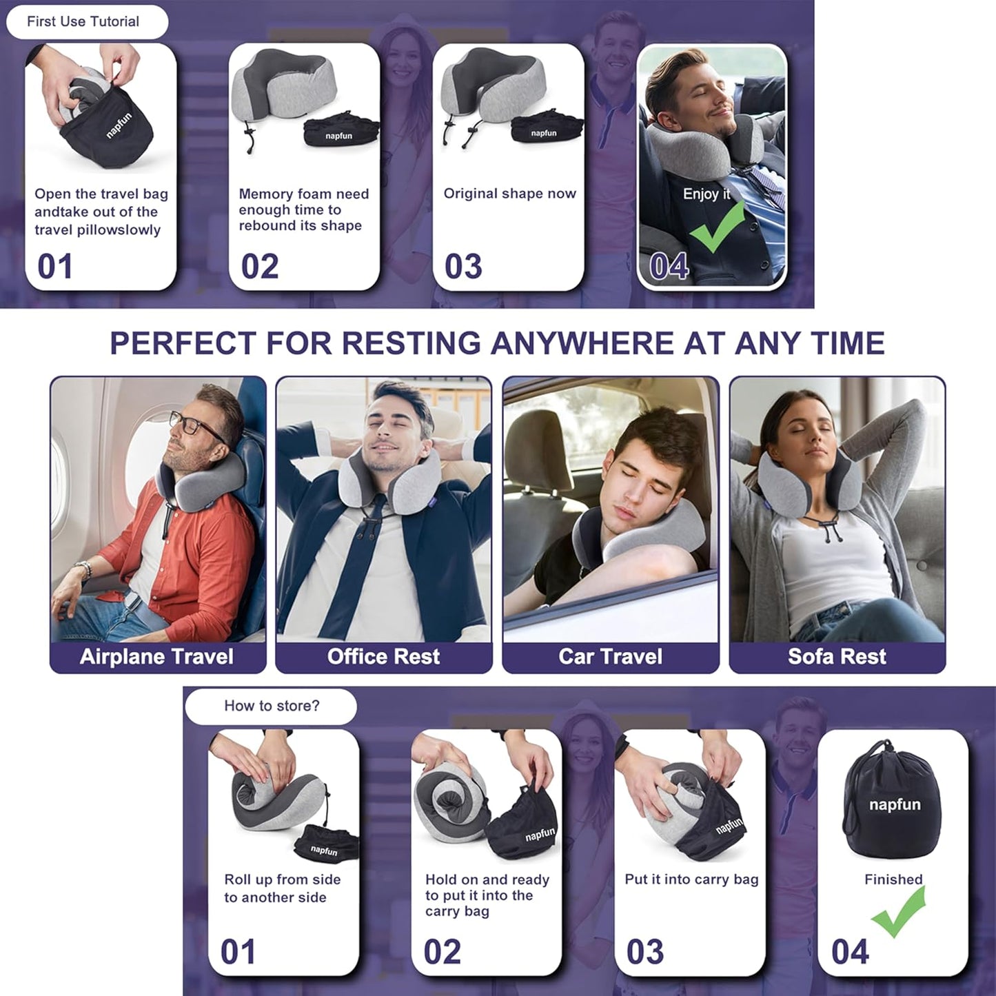 Nap & Travel Neck Pillow