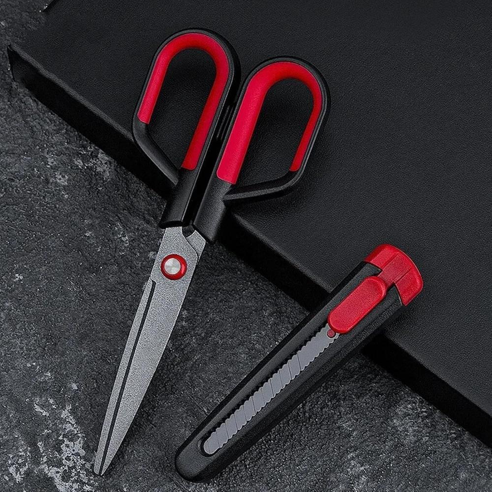 2 in 1 Stainless Scissors and Cutter