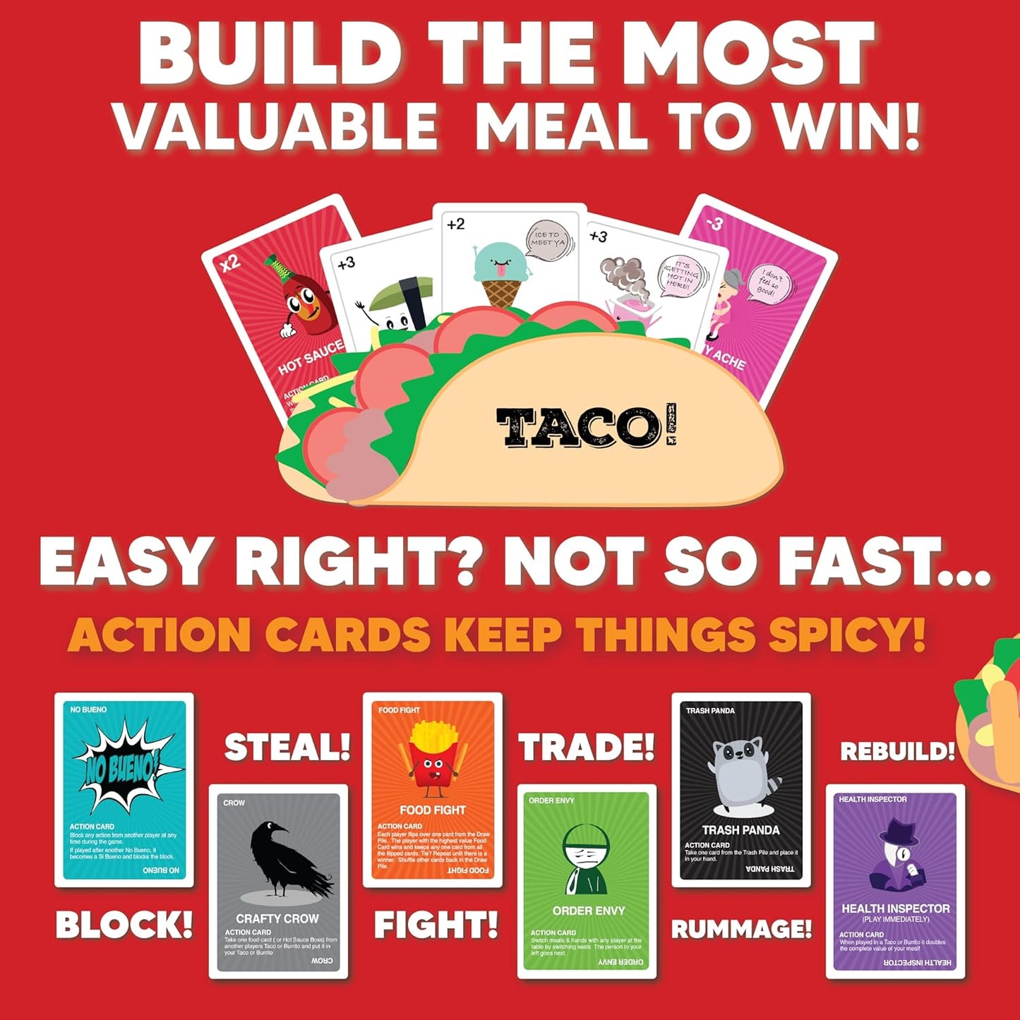 TACO VS BURRITO Board Game