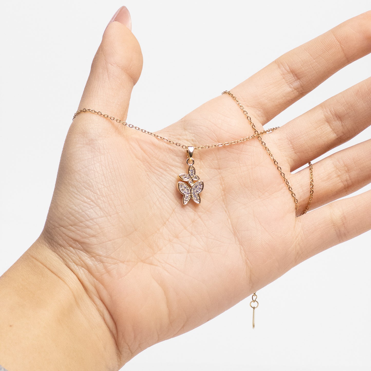 Twin Butterfly Necklace