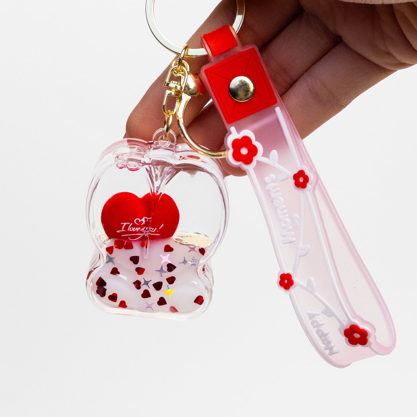 Shaky Love Bear Valentine Keychain