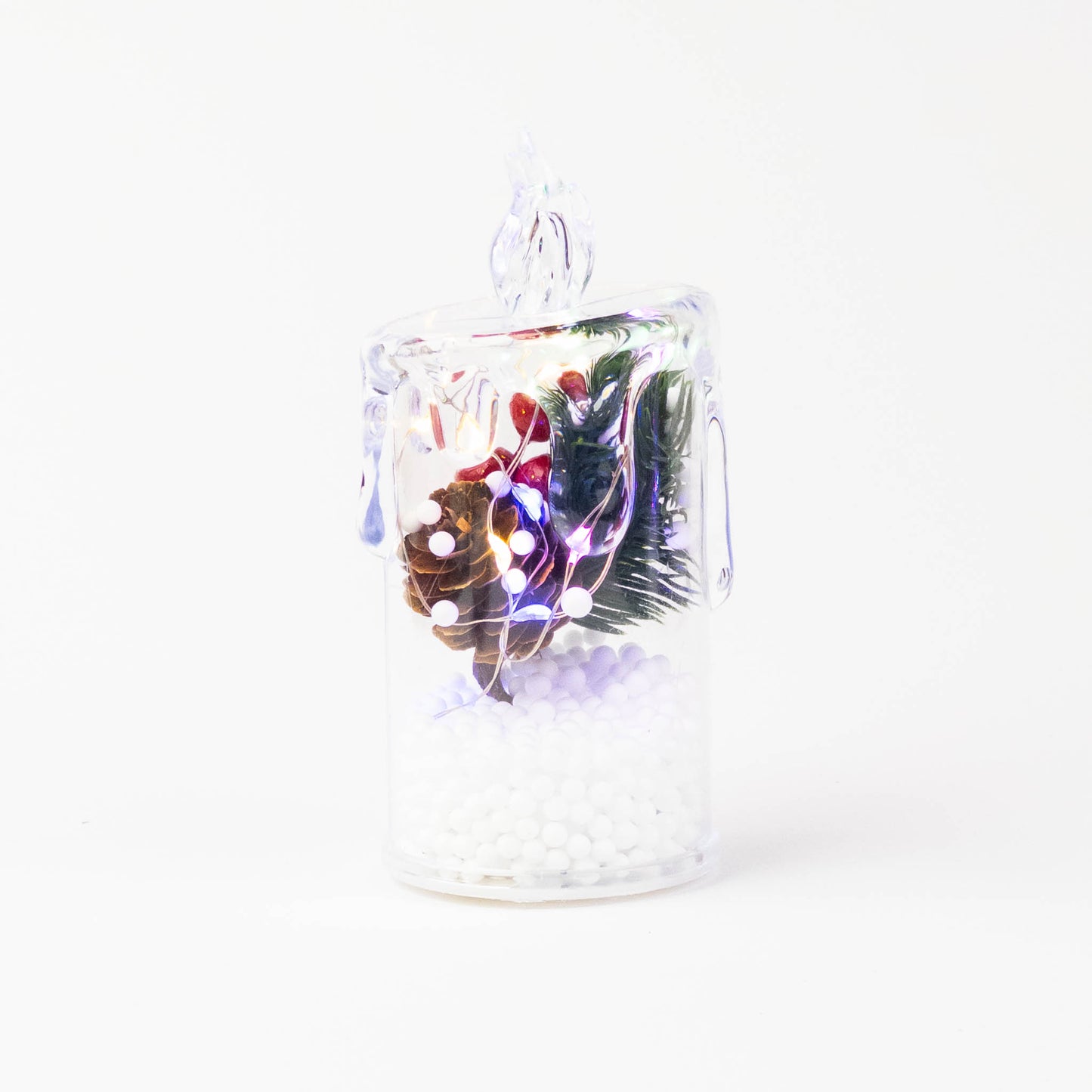 LED Christmas Candle Decor