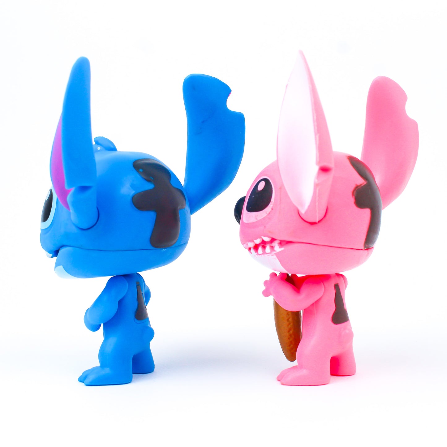 2pcs Stitch and Angel Figurines