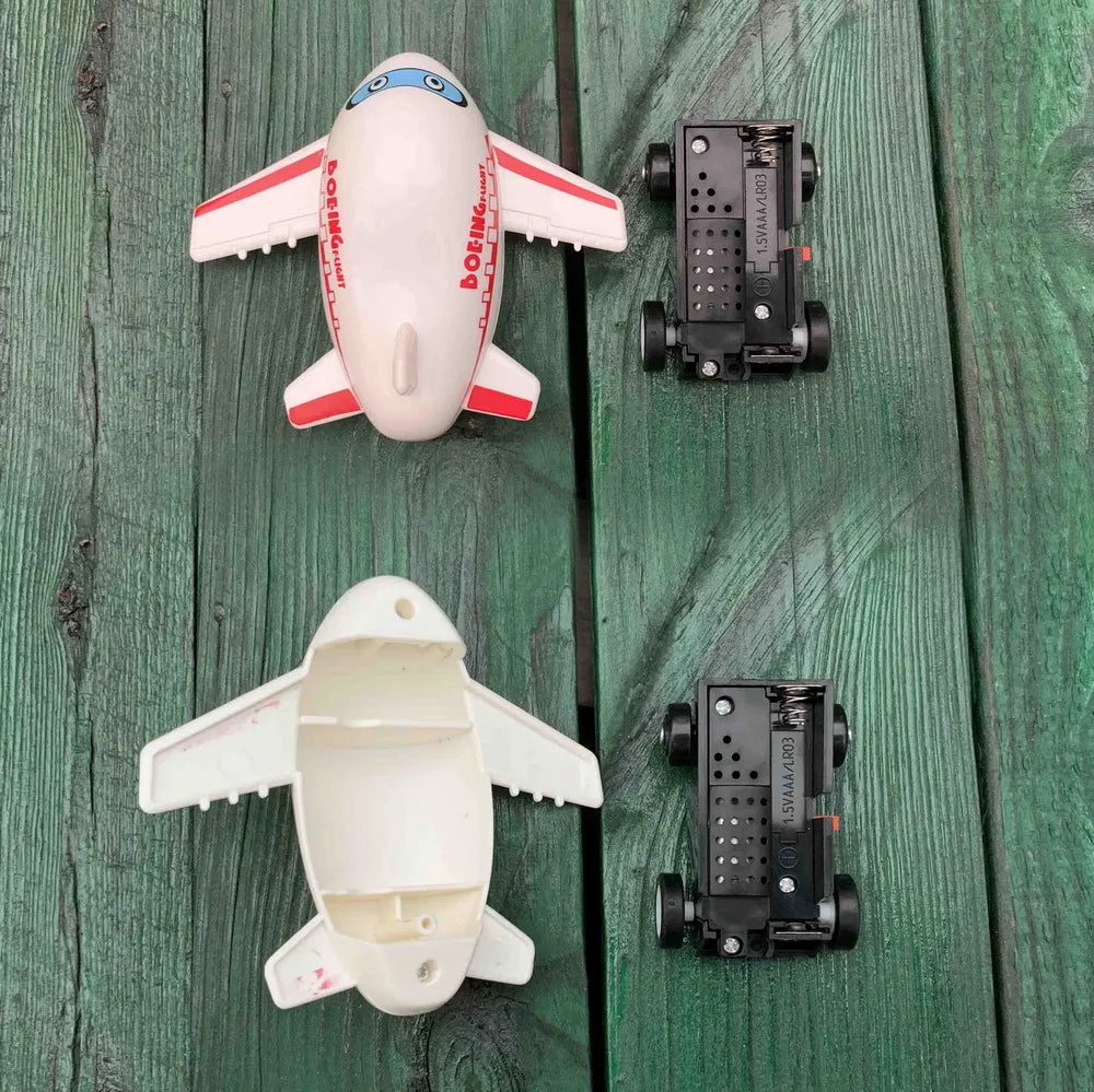 4pcs Puzzle Airplane Track