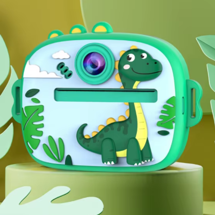 Kids Instant Print Camera w/ Cute Silicone Case