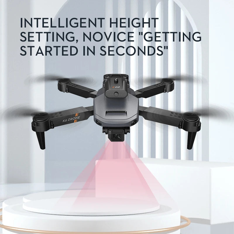 K6 Drone Foldable Metal with 4K Camera