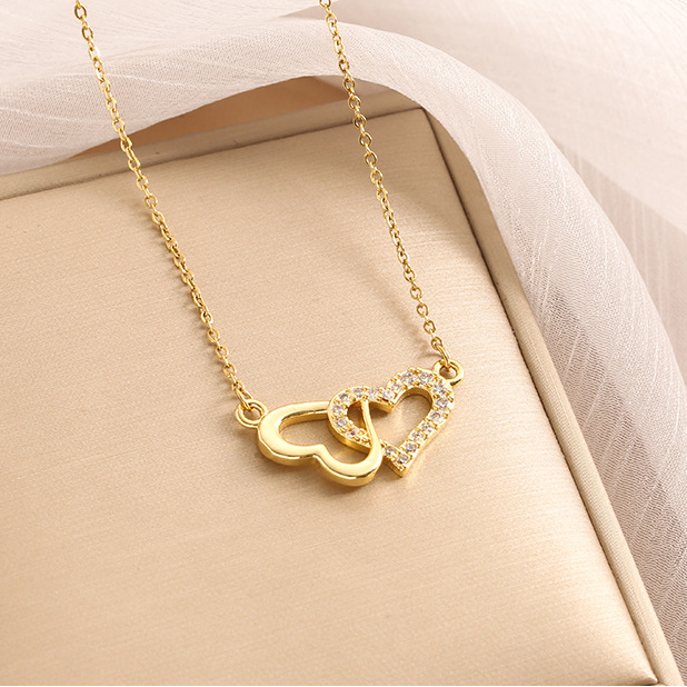 Interlocking Hearts Necklace