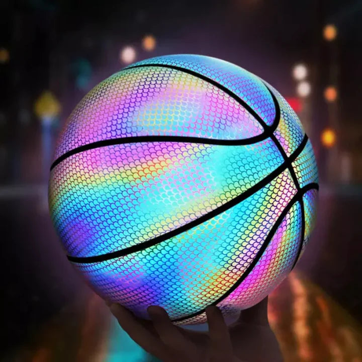 Night-Play Reflective Glowing Basketball