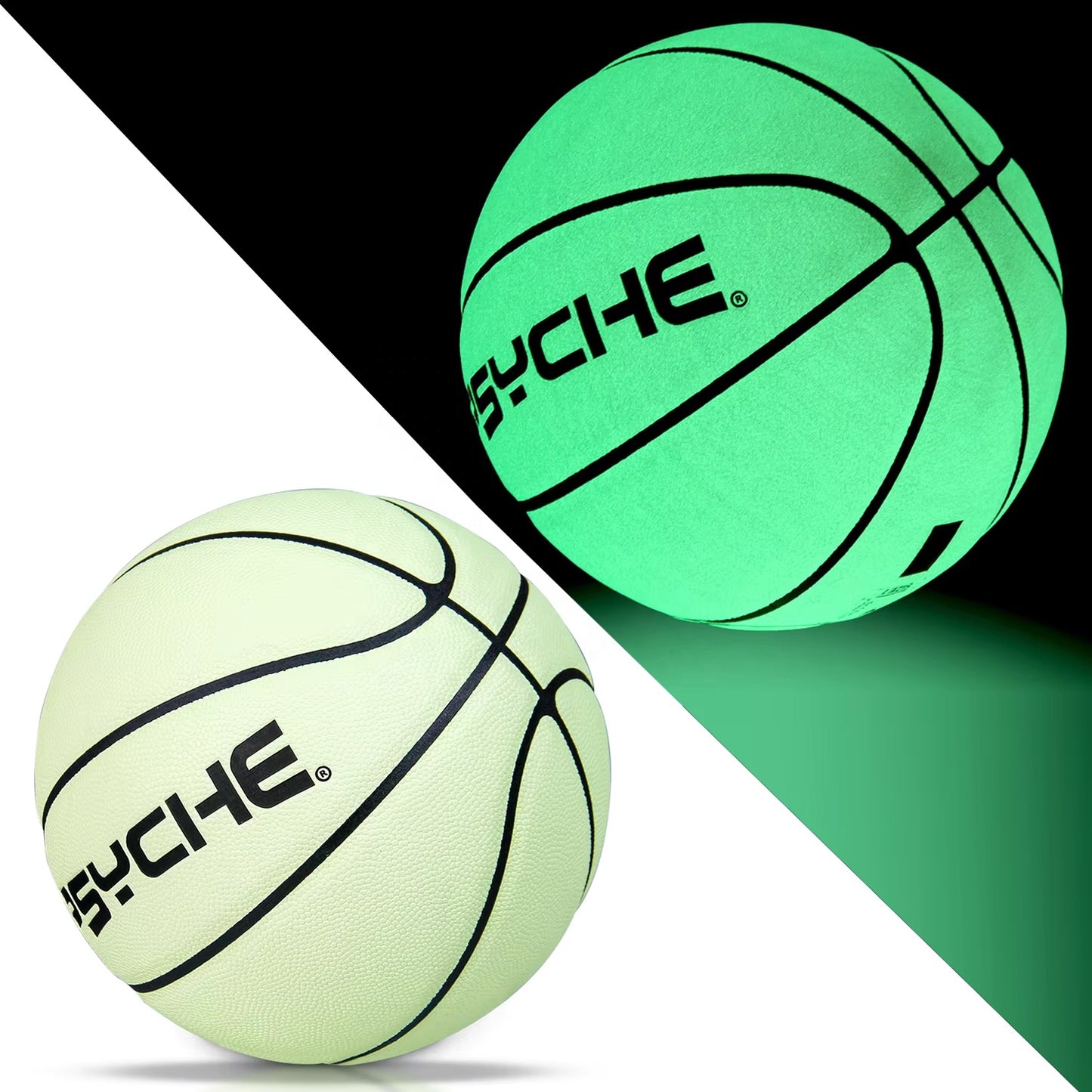 Night-Play Reflective Glowing Basketball