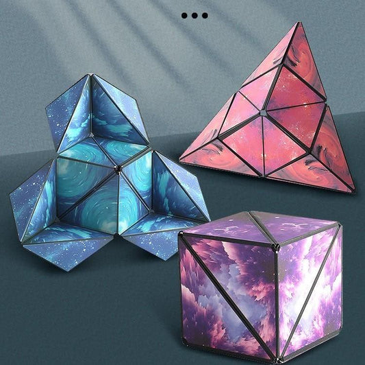 Magic Shape Shifting Magnetic Cube (CHOOSE A 3rd CUBE FOR FREE)