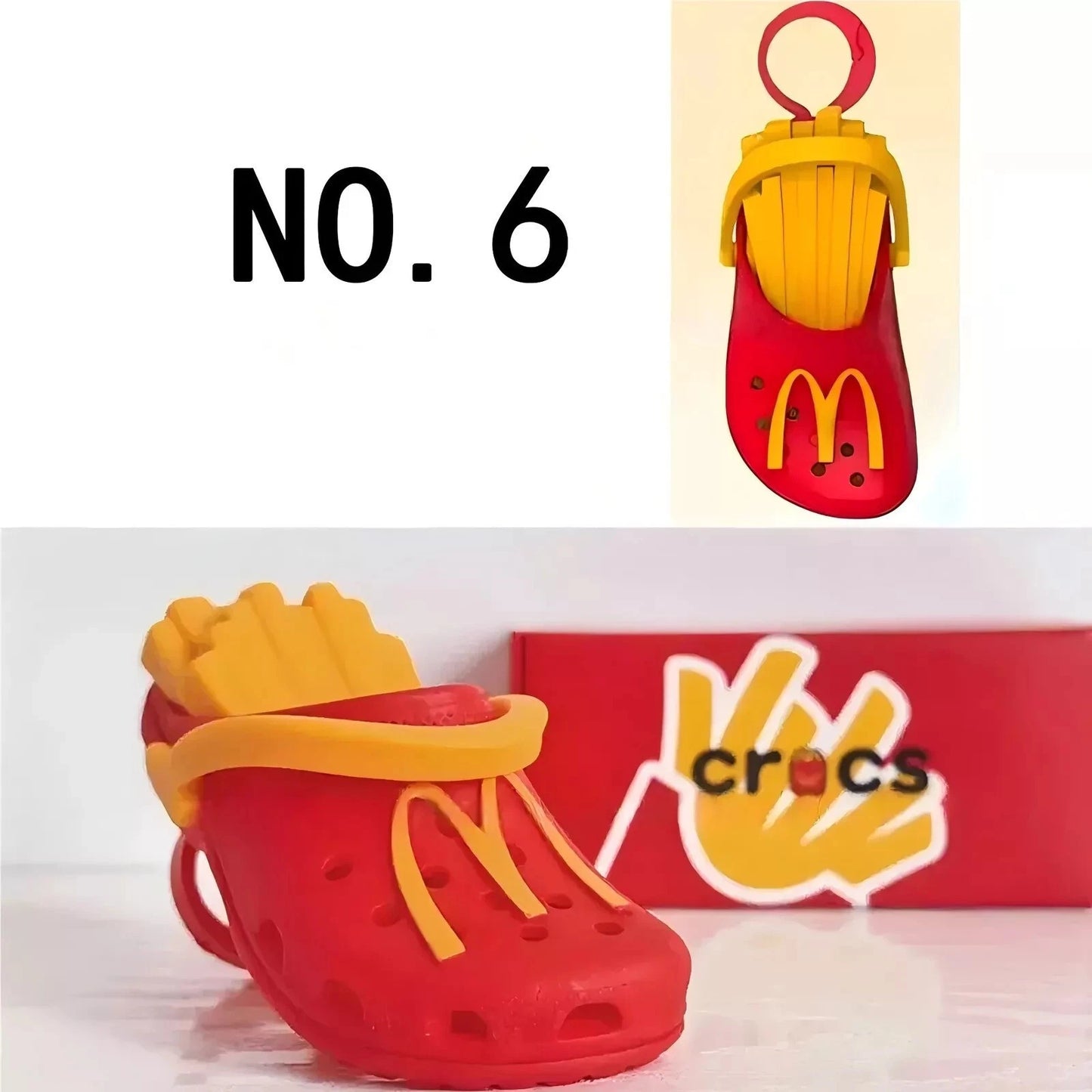 McDonald's x Crocs Keychain