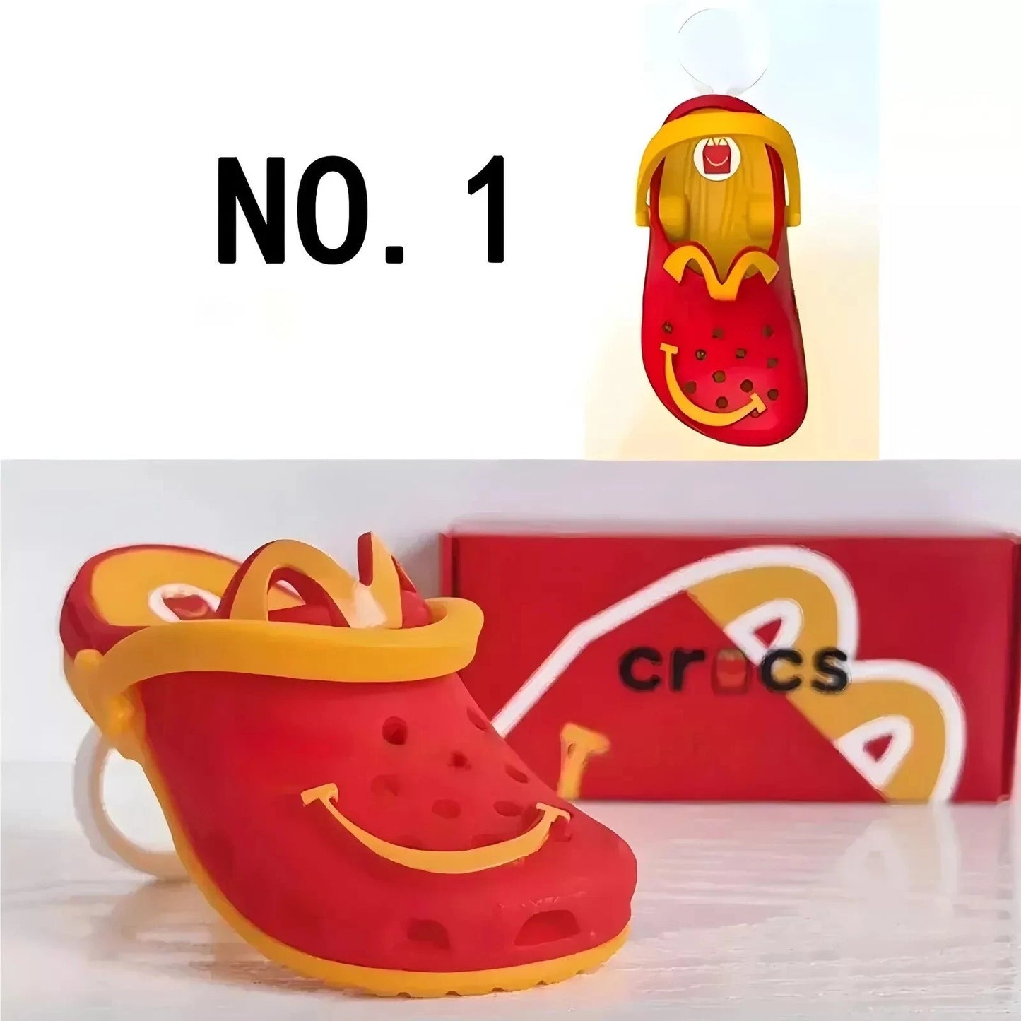 McDonald's x Crocs Keychain
