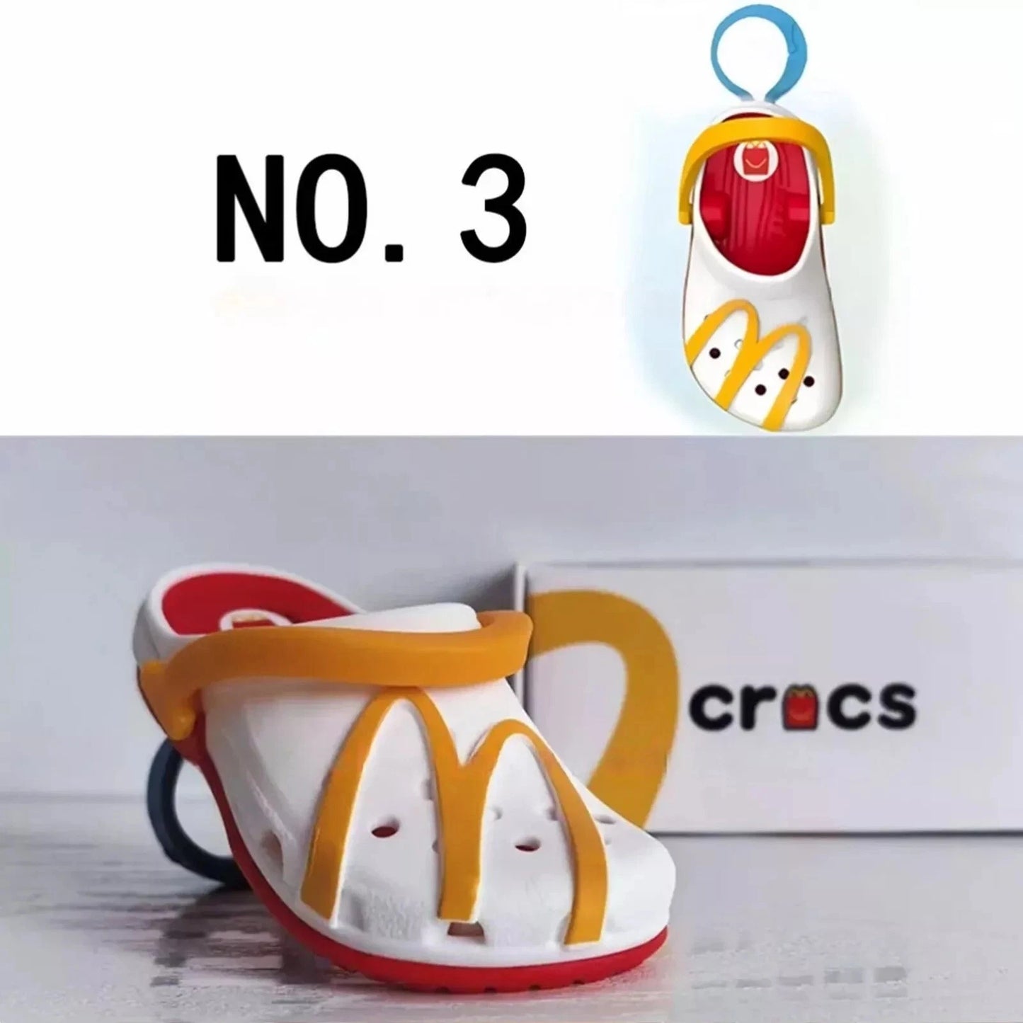 McDonald's x Crocs Keychain