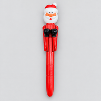 Santa boxing pen, red with black boxing gloves