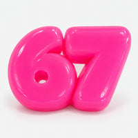 Surprise 67 squishy in hot pink