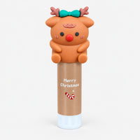 Reindeer Christmas glue stick with 3D reindeer cap