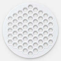 White round honeycomb chichbarak dumpling mould