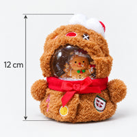 Gingerbread plush snow globe measurements: 12 cm high