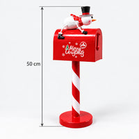 Snowman Christmas mailbox height: 50 cm