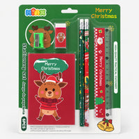 Christmas stationery set Reindeer design in its pack
