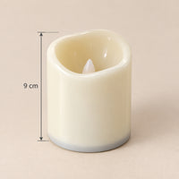 LED pillar candle measurements: 9 cm high