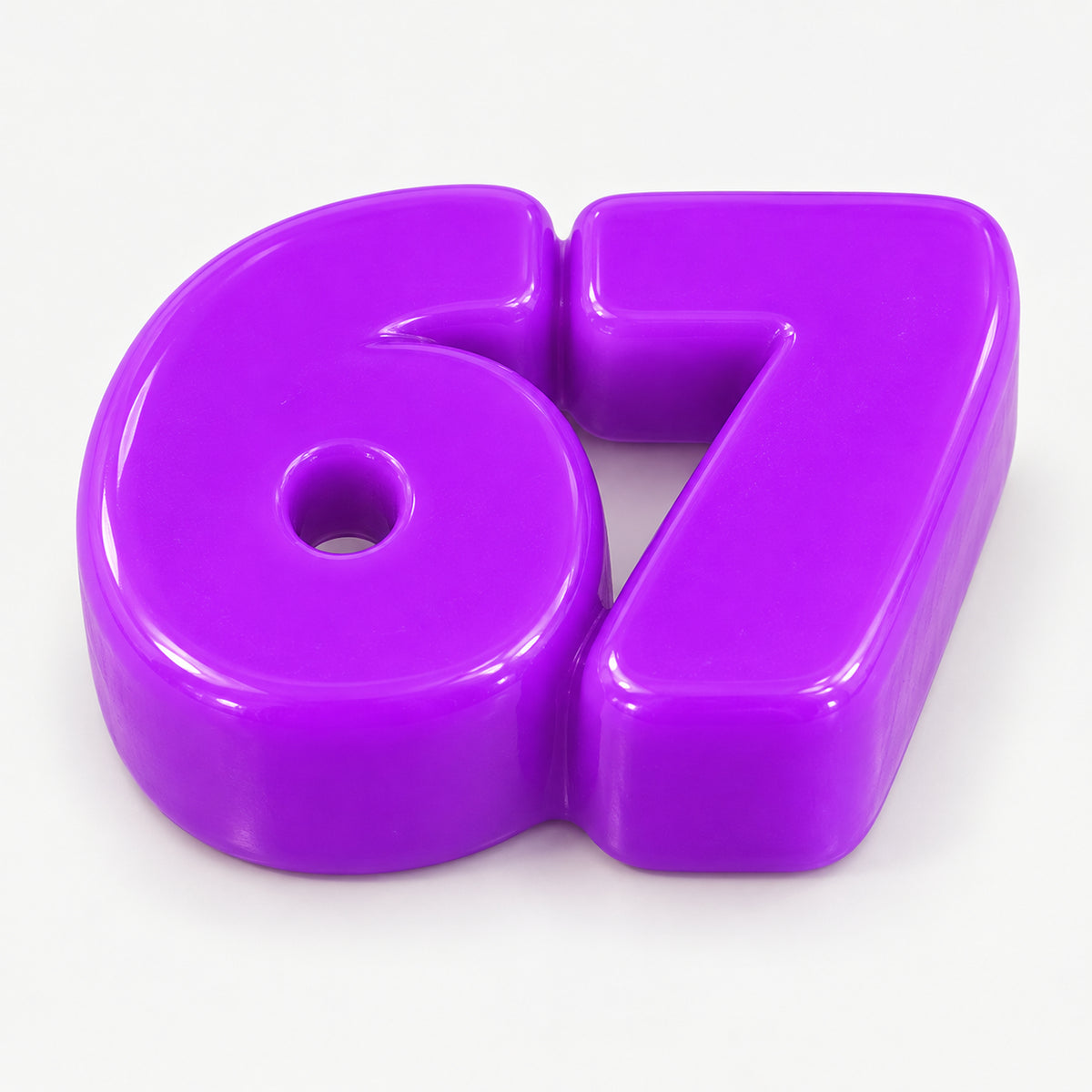 Surprise 67 squishy in purple