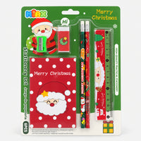 Christmas stationery set Santa design in its pack