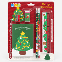 Christmas stationery set Christmas Tree design in its pack
