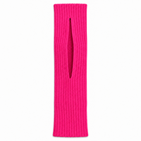 Knitted phone pocket in a surprise color