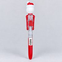 Back of the clear Santa boxing pen showing the punching mechanism