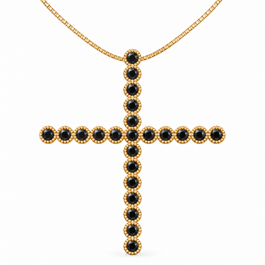 Cross Strass Necklace – Sparkling Rhinestone Cross
