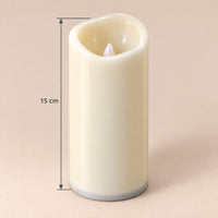 LED pillar candle measurements: 15 cm high