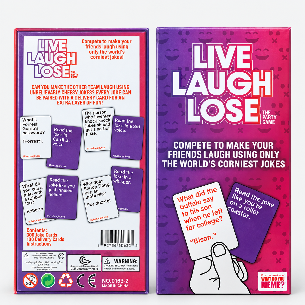 Live Laugh Lose – Corny Jokes Party Game