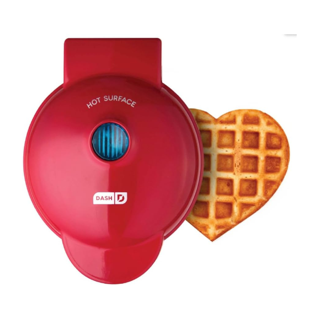 Heart Shaped Mini Waffle Maker