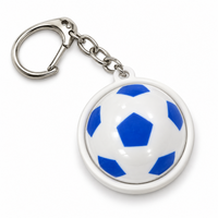 Soccer ball fidget clicker keychain
